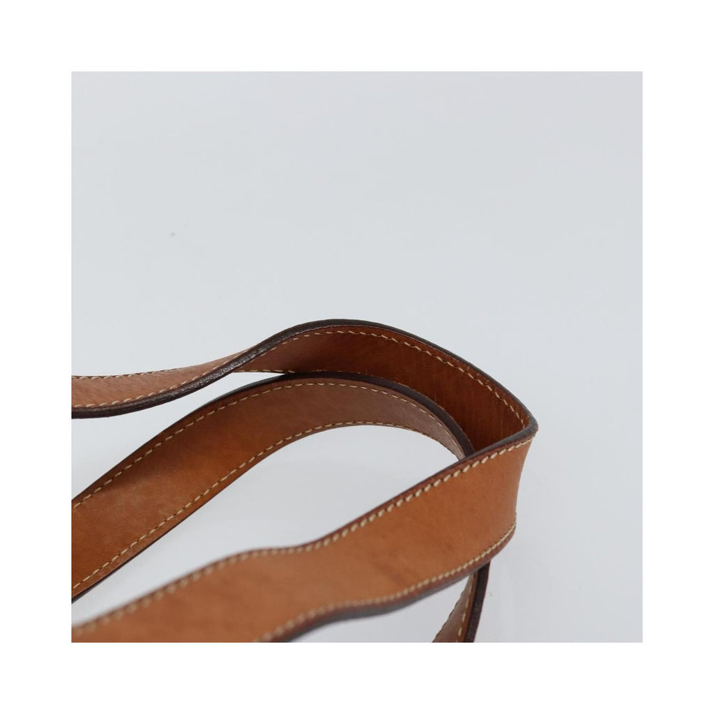 Sac Porté Épaule Celine Macadam Handbag Toile - Marron