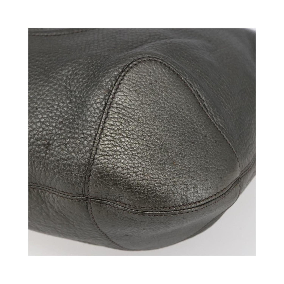 Sac Porté Épaule Gucci Soho Chain Hobo Medium Cuir - Argent