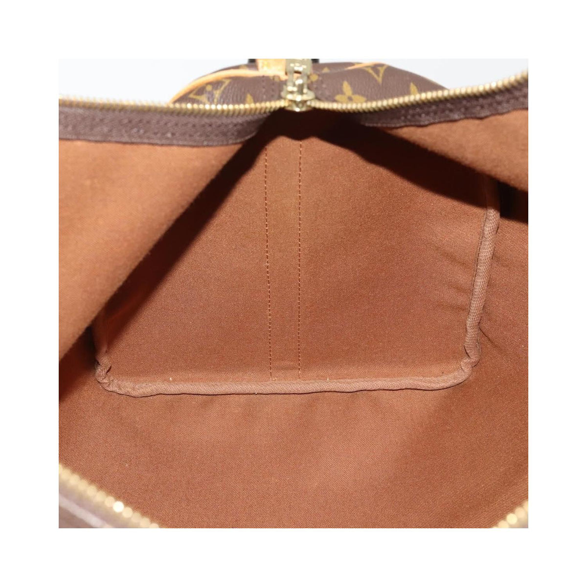 Sac De Voyage Louis Vuitton Keepall Bandoulière 60 Toile - Marron