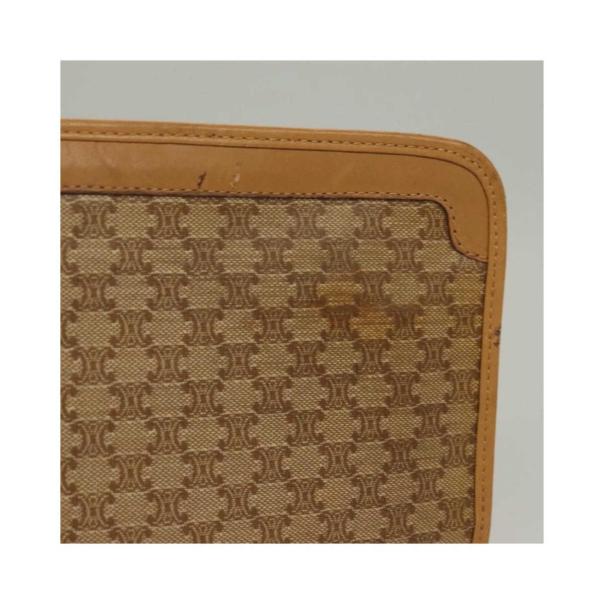 Pochette Celine Macadam Pochette Pvc - Beige