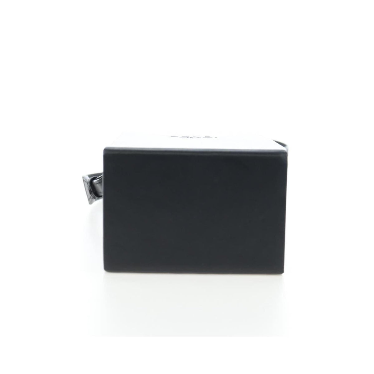 Sac Porté Épaule Fendi Logo Vertical Box Cuir - Noir