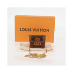 Sac Porté Épaule Louis Vuitton Dauphine Mini Toile - Marron