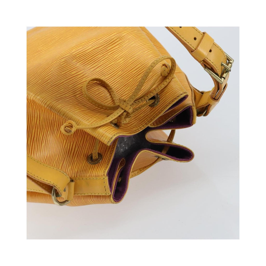 Sac Porté Épaule Louis Vuitton Petit Noe Medium Cuir - Jaune