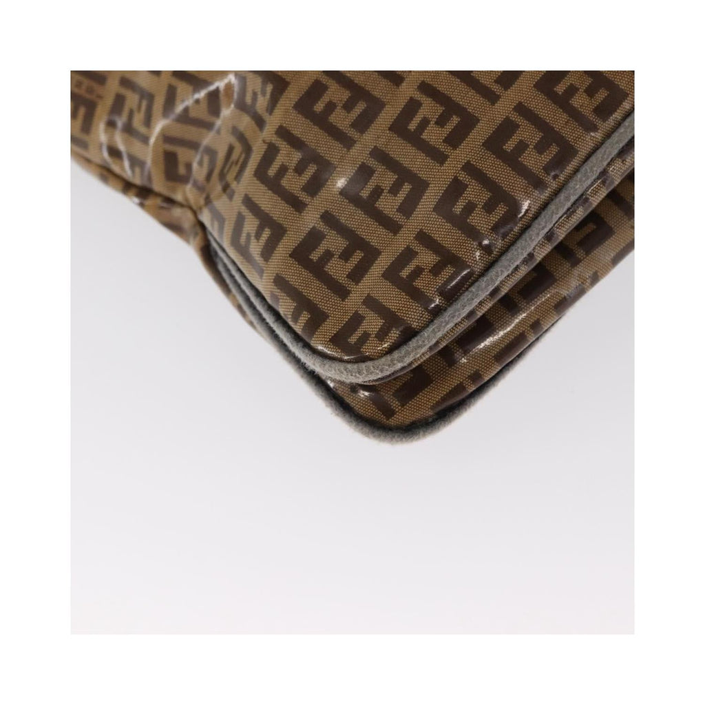 Fendi Mamma Baguette PVC shoulder bag - Brown