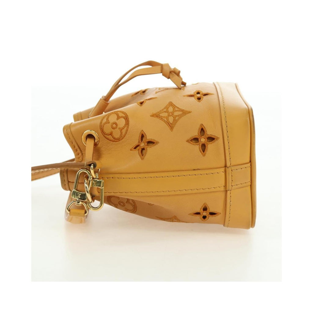 Sac Porté Épaule Louis Vuitton Noe Nm Nano Cuir - Jaune
