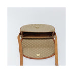 Sac Porté Épaule Celine Macadam Shoulder Bag Pvc - Beige