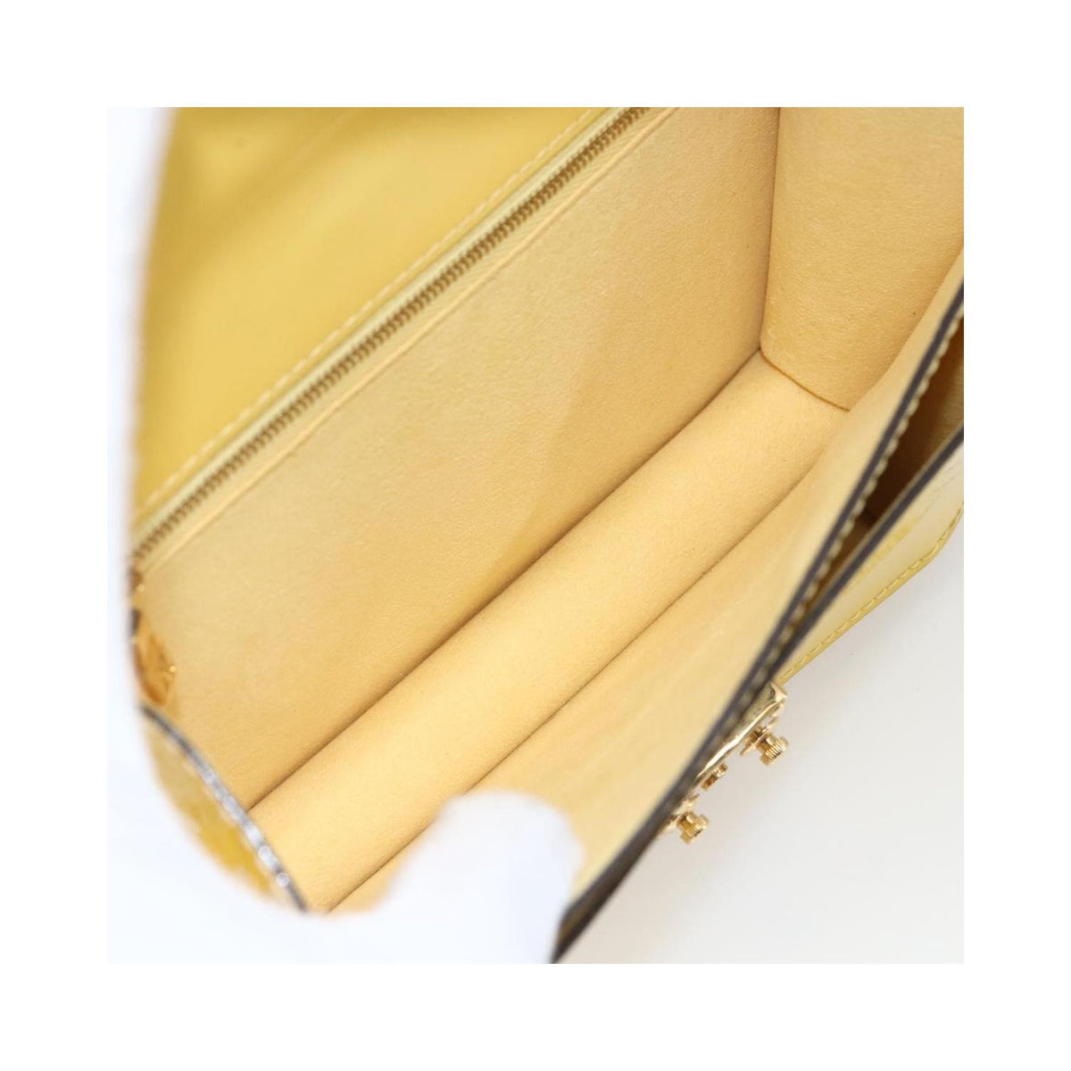 Sac À Main Louis Vuitton Monceau Handbag Bb Cuir Verni - Jaune