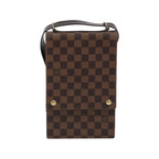 Sac Porté Épaule Louis Vuitton Portobello Messenger Toile - Marron