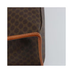 Cabas Celine Vintage Macadam Tote Bag Toile - Marron