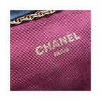 Sac Chanel Vintage Round Flap Small Cuir - Noir