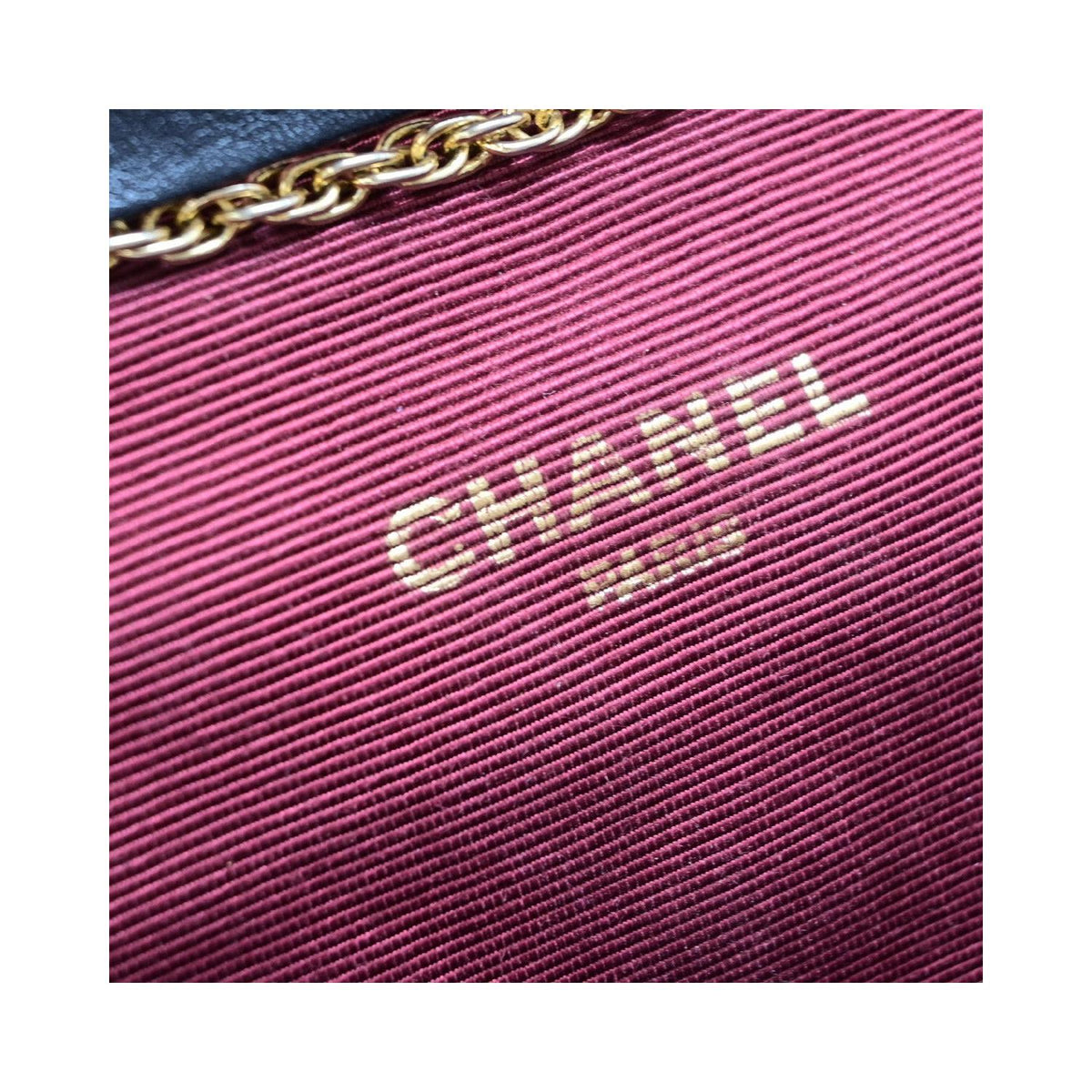 Sac Chanel Vintage Round Flap Small Cuir - Noir