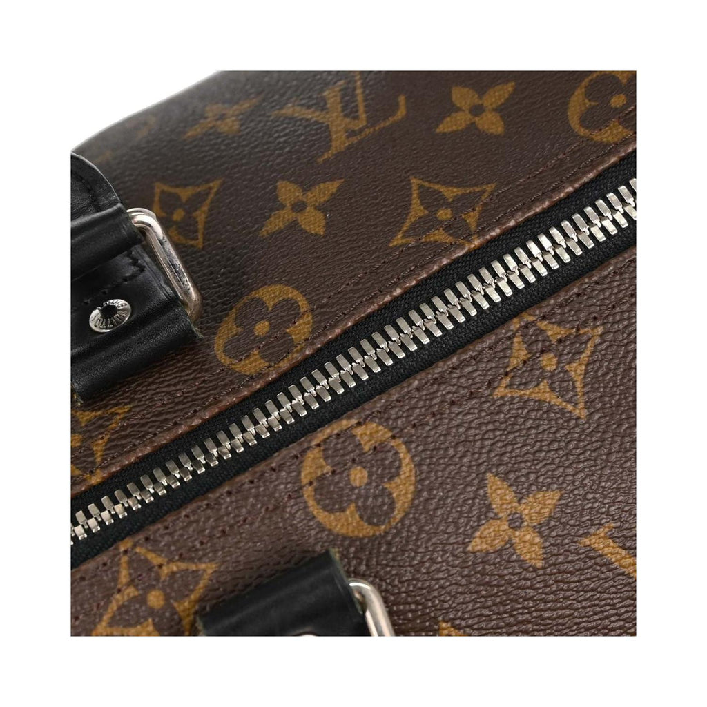 Sac De Voyage Louis Vuitton Keepall Bandoulière 45 Toile - Marron