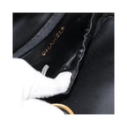 Sac À Main Chanel Vintage Timeless Cosmetic Case Small Cuir Verni - Noir