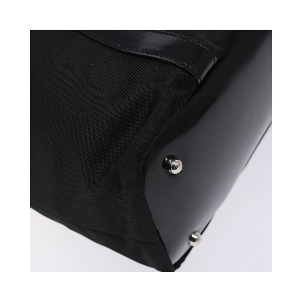 Gucci - Bolso shopper Vintage con asas de bambú de nailon - Negro