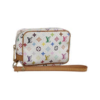 Pochette Louis Vuitton Wapity in tela - Bianca