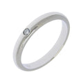 Bague Cartier 1895 Wedding Band 2.2 Mm Platinum - Argent