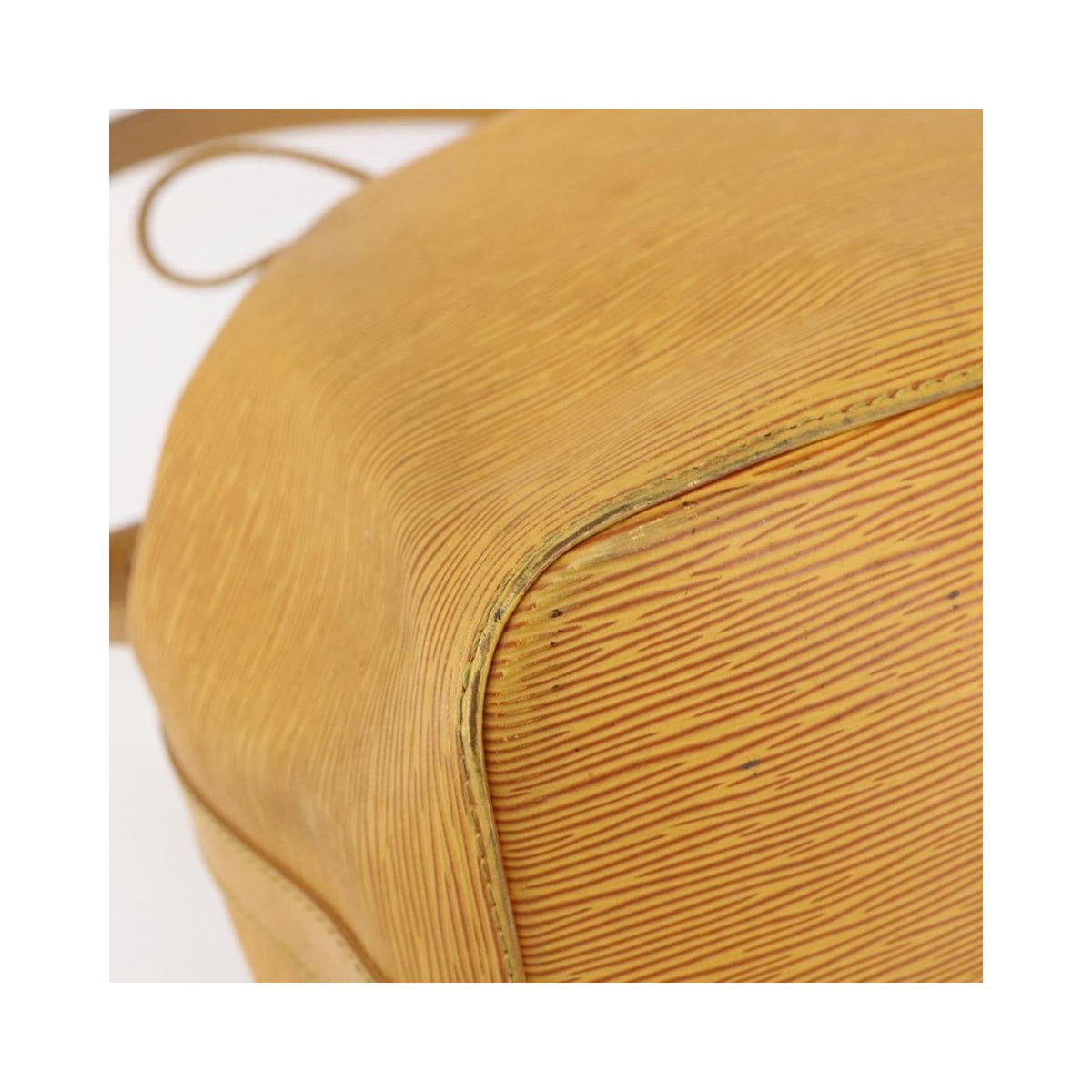 Sac Porté Épaule Louis Vuitton Petit Noe Handbag Small Cuir - Jaune