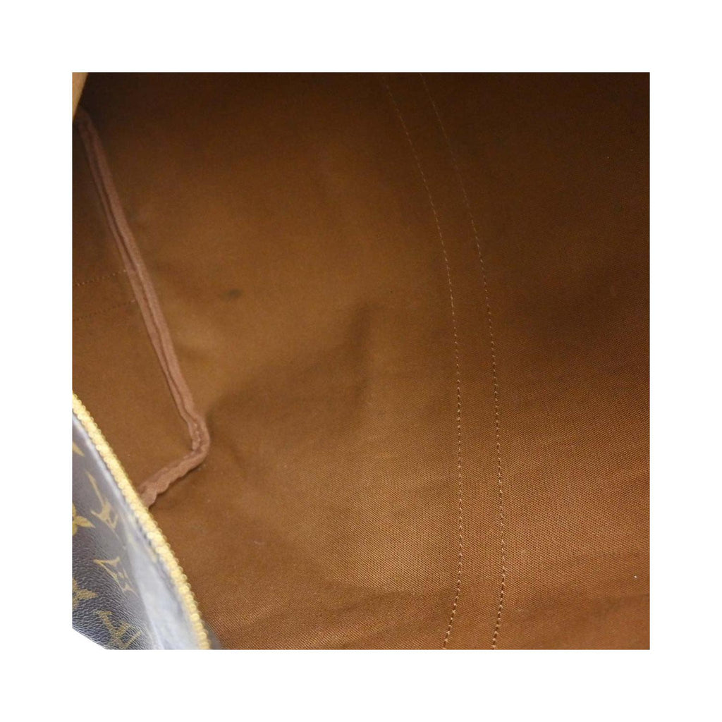 Louis Vuitton Keepall Bandouliere 50 Canvas Travel Bag - Brown