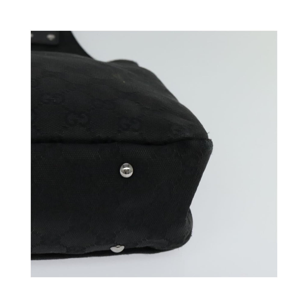 Sac Porté Épaule Gucci Gg Canvas Toile - Noir