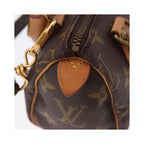 Louis Vuitton Speedy Mini HL Canvas Handbag - Brown
