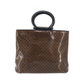Cabas Celine Vintage Macadam Shopper Tote Toile - Marron