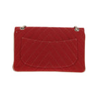 Chanel Leo Lion Medium Cotton Flap Shoulder Bag - Red