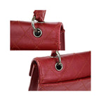 Chanel Vintage CC Flap Top Handle calfskin bag - Red