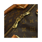Louis Vuitton Keepall Bandouliere 50 Canvas Travel Bag - Brown