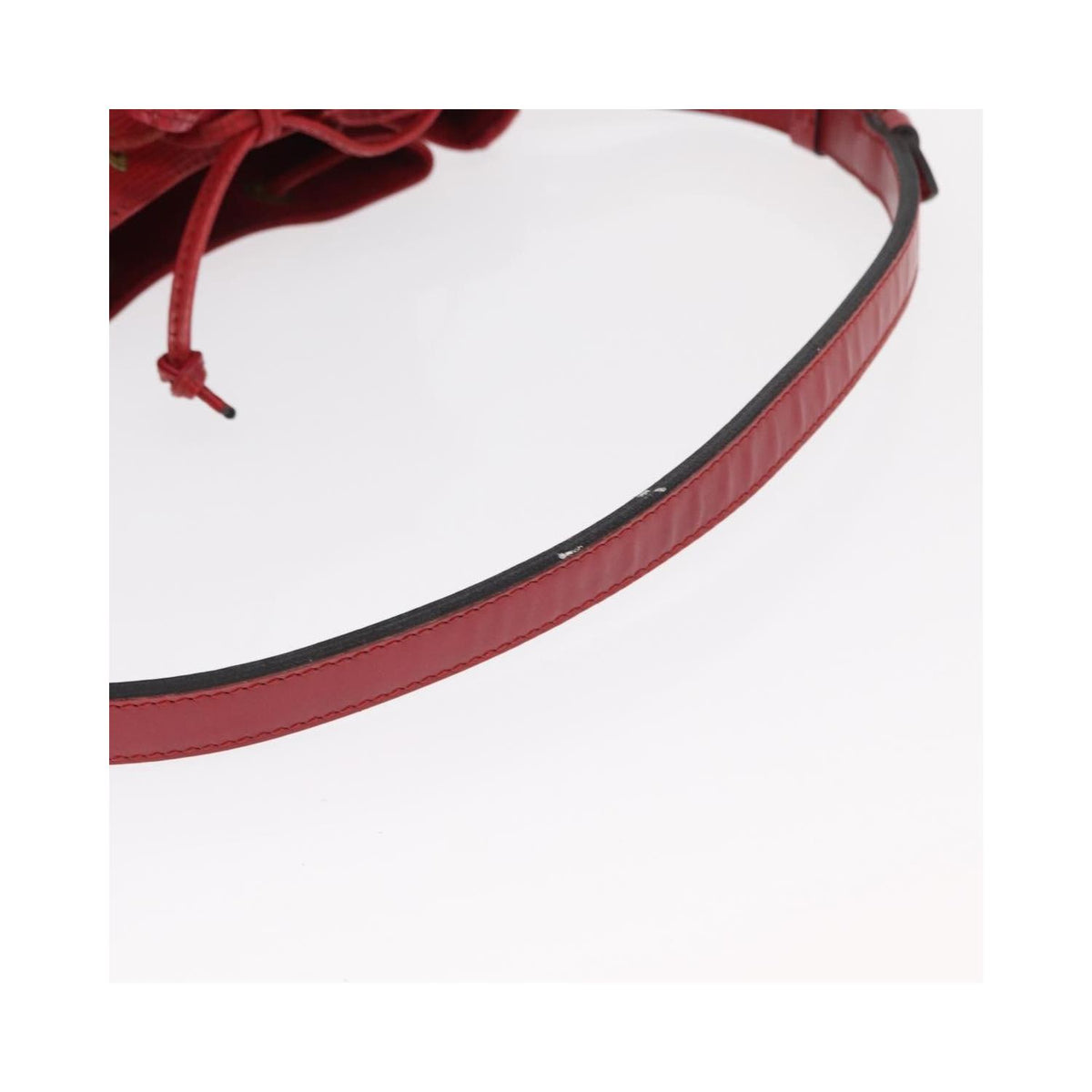 Sac Porté Épaule Louis Vuitton Petit Noe Medium Cuir - Rouge