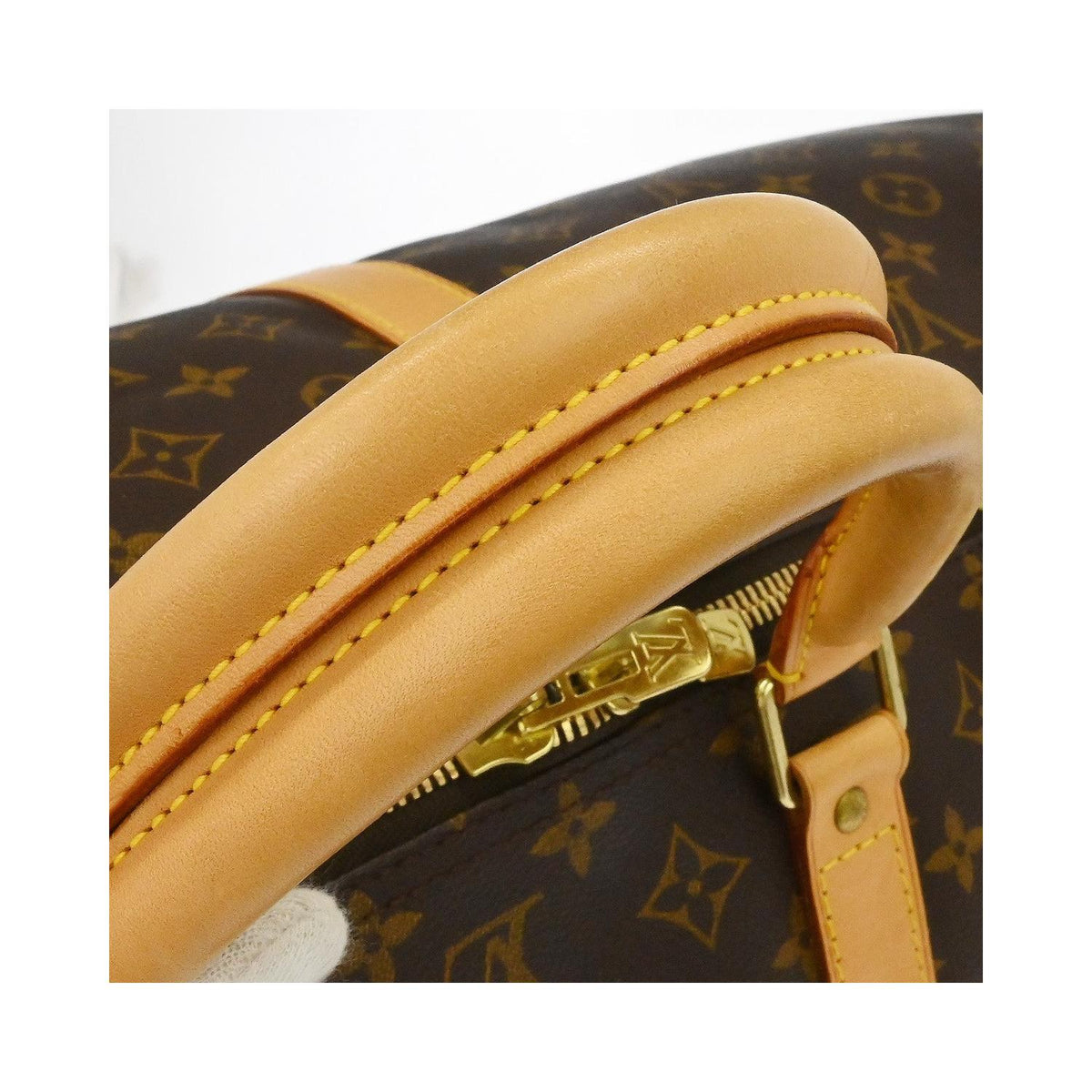 Sac De Voyage Louis Vuitton Keepall Bandouliere 60 Toile - Marron
