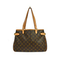Sac Porté Épaule Louis Vuitton Batignolles Horizontal Toile - Marron