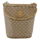 Celine Vintage Macadam Shoulder Bag Canvas Medium