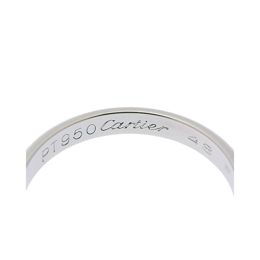 Bague Cartier 1895 Wedding Band 2.5Mm Platinum - Argent