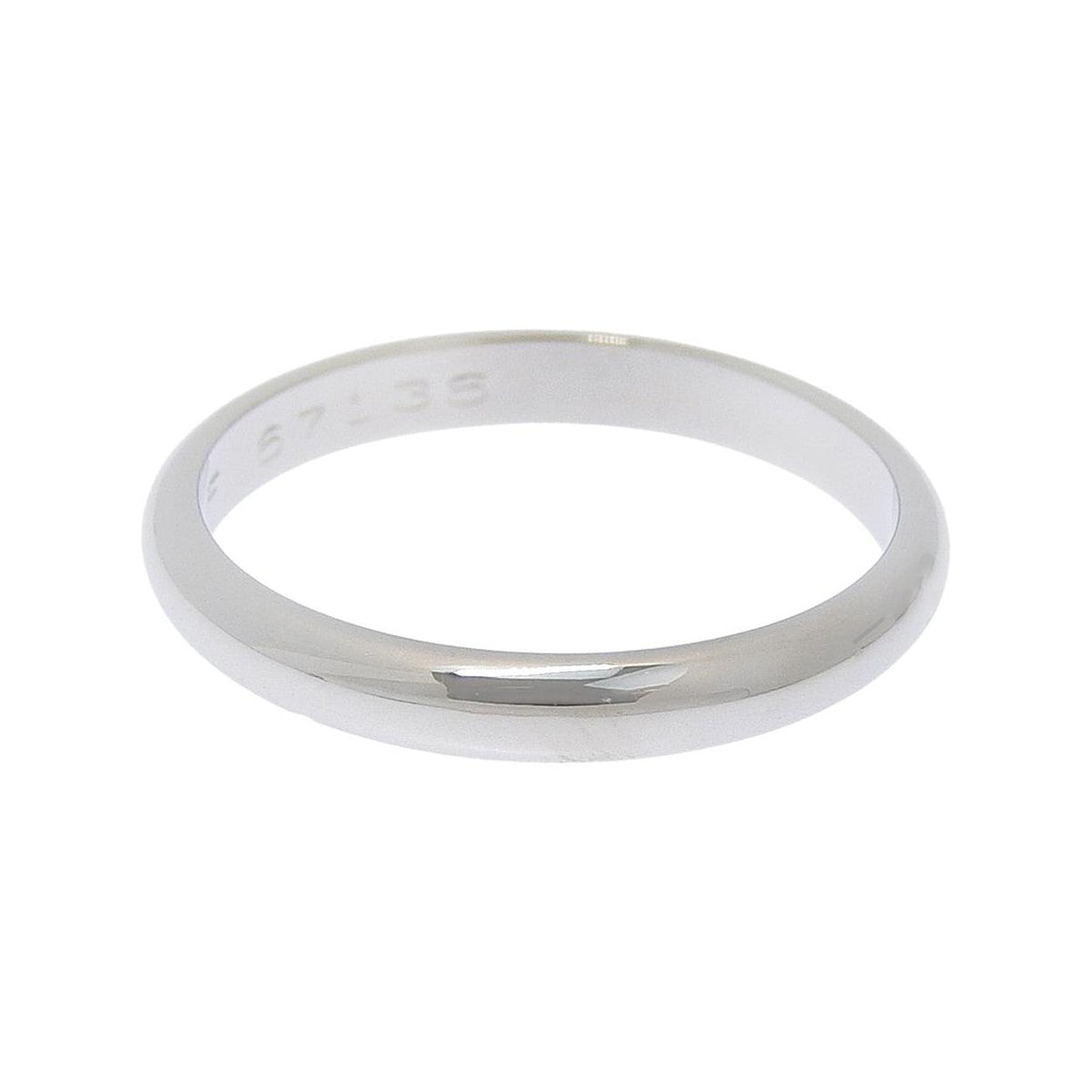 Bague Cartier 1895 Wedding Band 2.5Mm Platinum - Argent