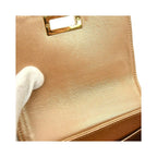 Sac Porté Épaule Chanel Mademoiselle Mini Cuir - Marron