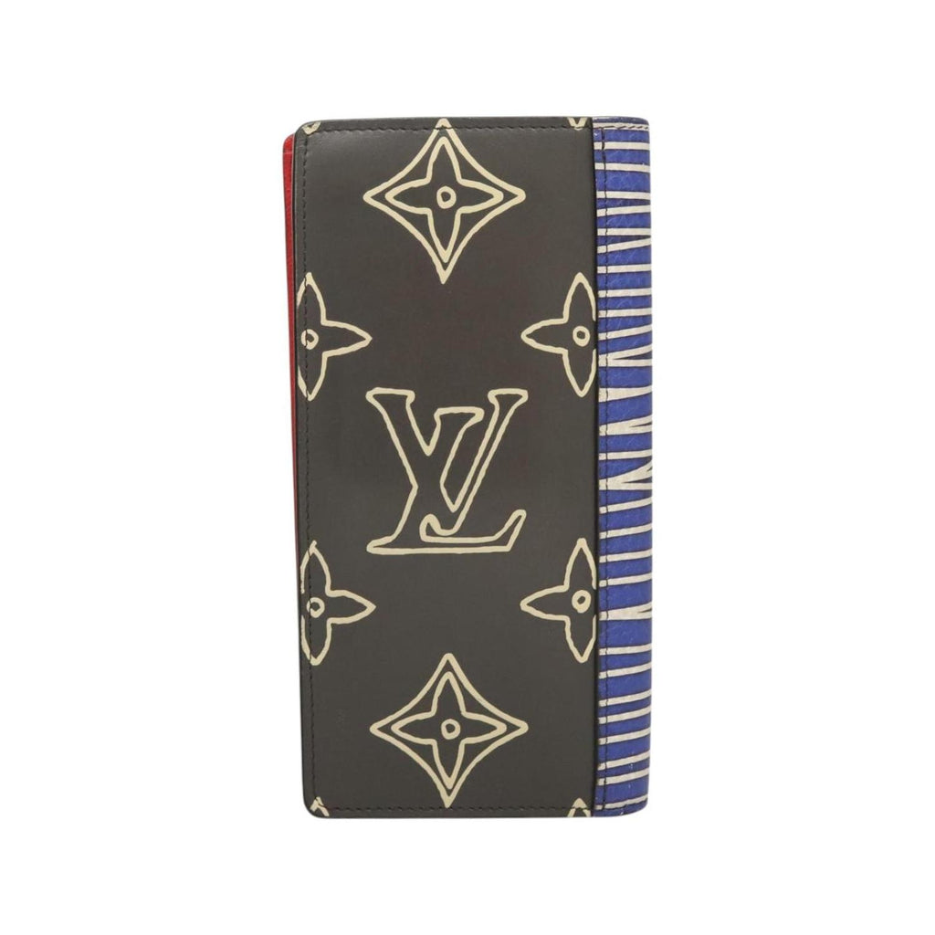 Portefeuille Louis Vuitton Porte Feuille Brother Toile - Bleu