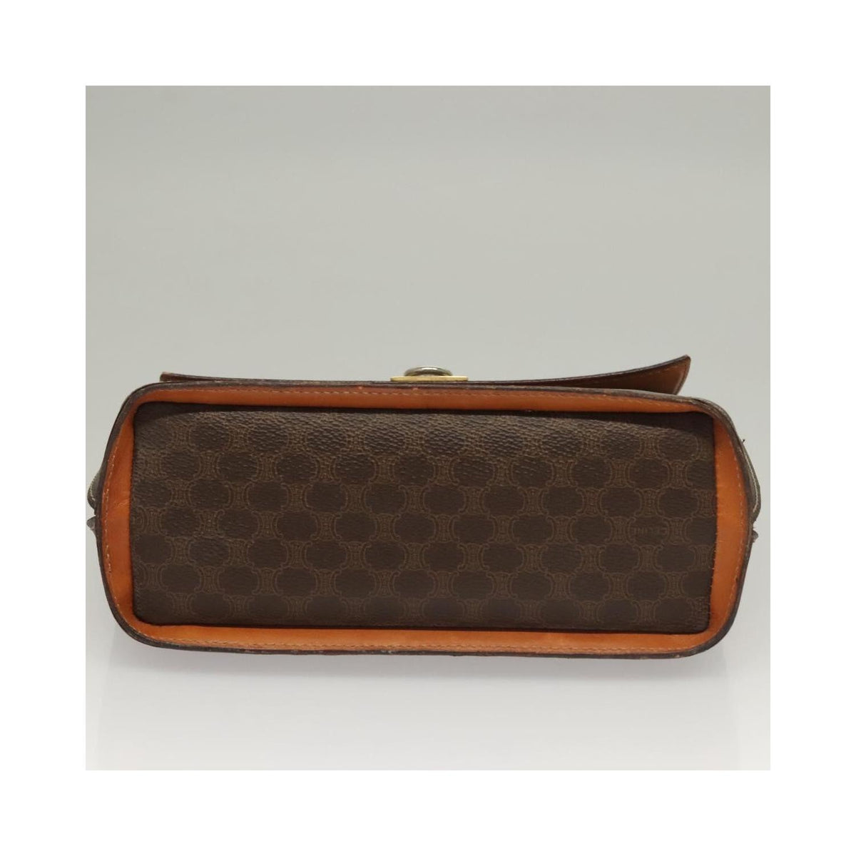 Sac À Main Celine Macadam Handbag Toile - Marron
