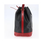 Louis Vuitton - Large Two-Tone Noé Leather Handbag - Black