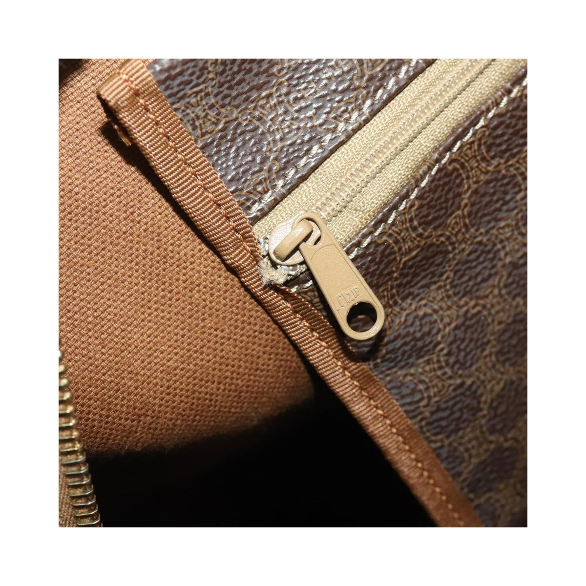 Sac À Main Celine Boston Large Pvc - Marron