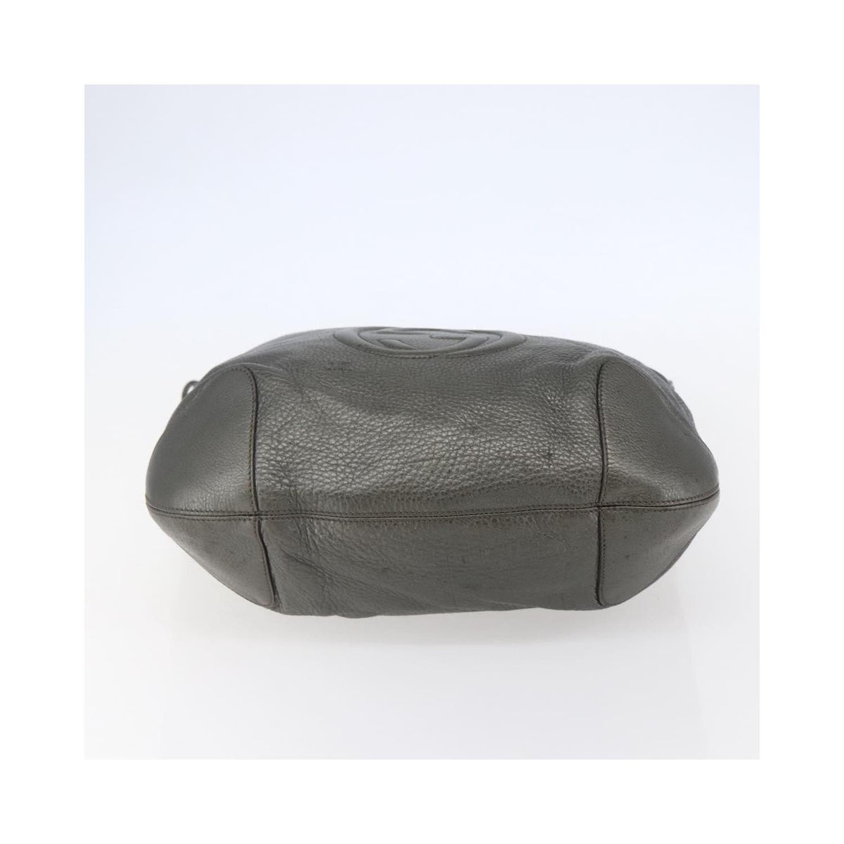 Sac Porté Épaule Gucci Soho Chain Hobo Medium Cuir - Argent