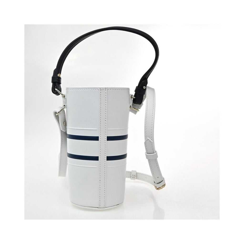 Sac Porté Épaule Christian Dior Vibe Bottle Holder Cuir - Blanc