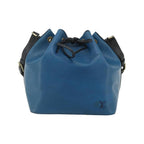 Sac Porté Épaule Louis Vuitton Bicolor Petit Noe Cuir - Bleu