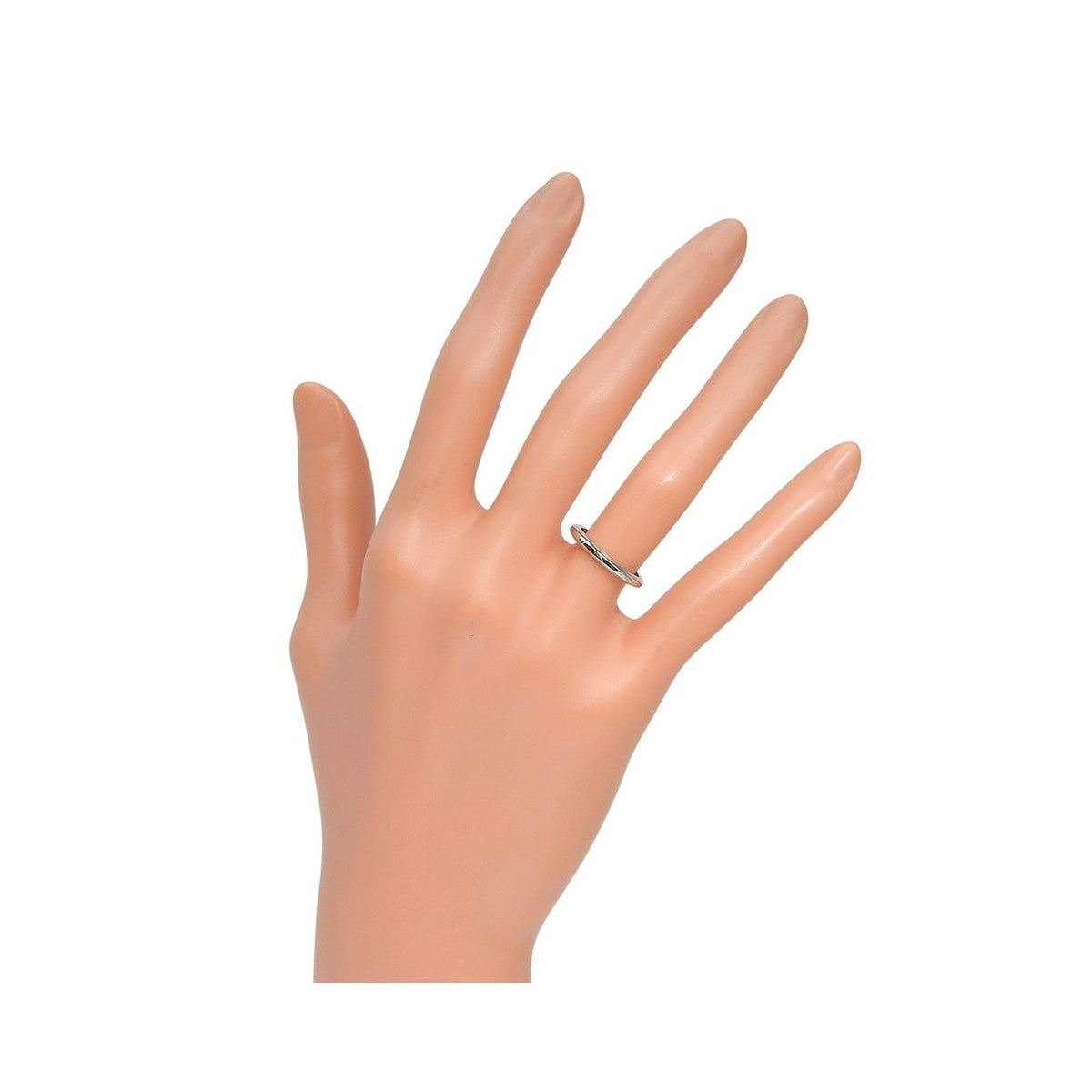 Bague Cartier 1895 Wedding Band 2Mm Platinum - Argent