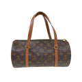 Sac À Main Louis Vuitton Papillon 30 Toile - Marron