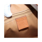 Sac Celine Macadam Handbag Toile - Marron