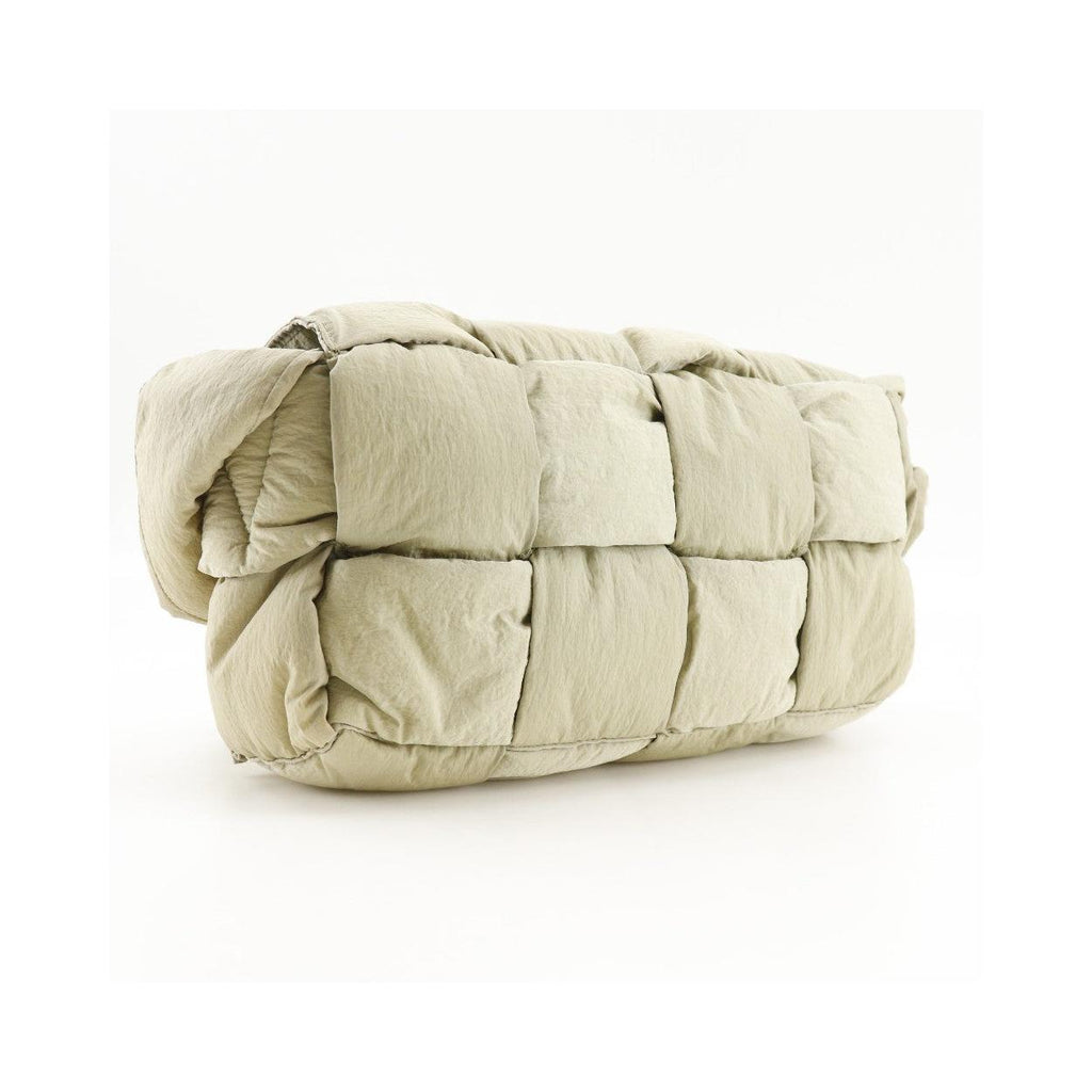 Sac Porté Épaule Bottega Veneta Padded Tech Cassette Crossbody Bag Nylon - Kaki
