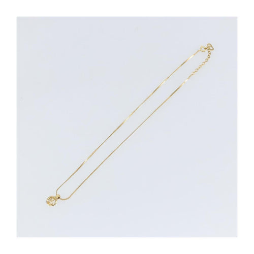 Christian Dior CD Round Pendant Necklace Metal Product Image