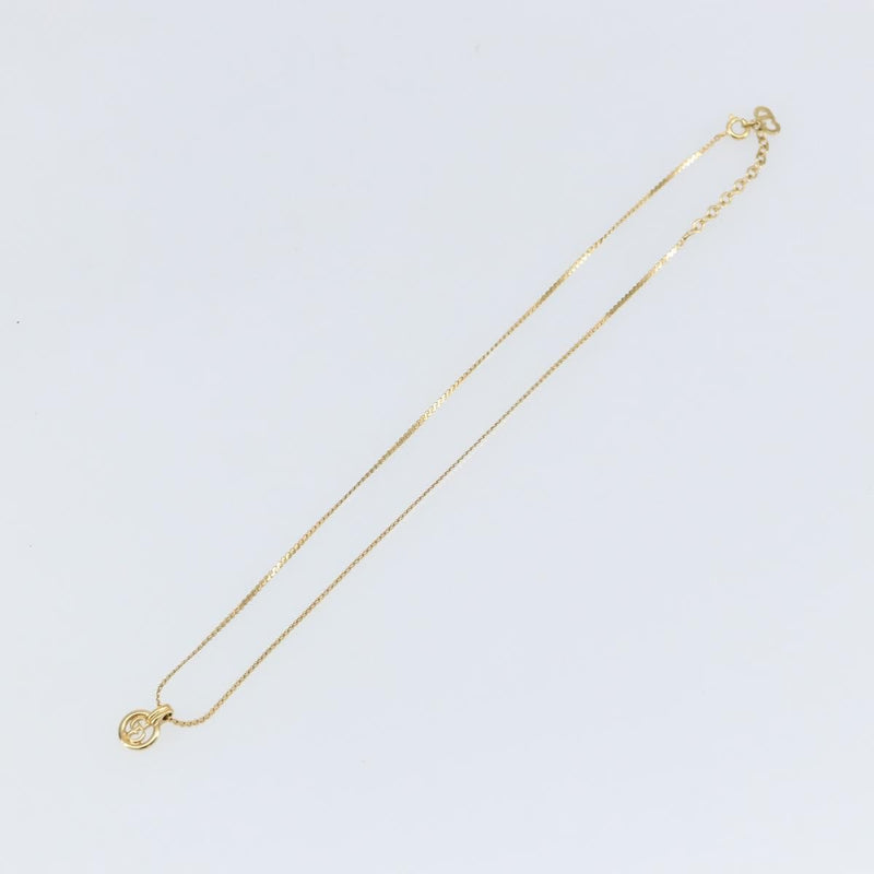 Christian Dior CD Round Pendant Necklace Metal Product Image