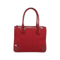 Sac À Main Gucci Structured Top Handle Open Tote Large Toile - Rouge