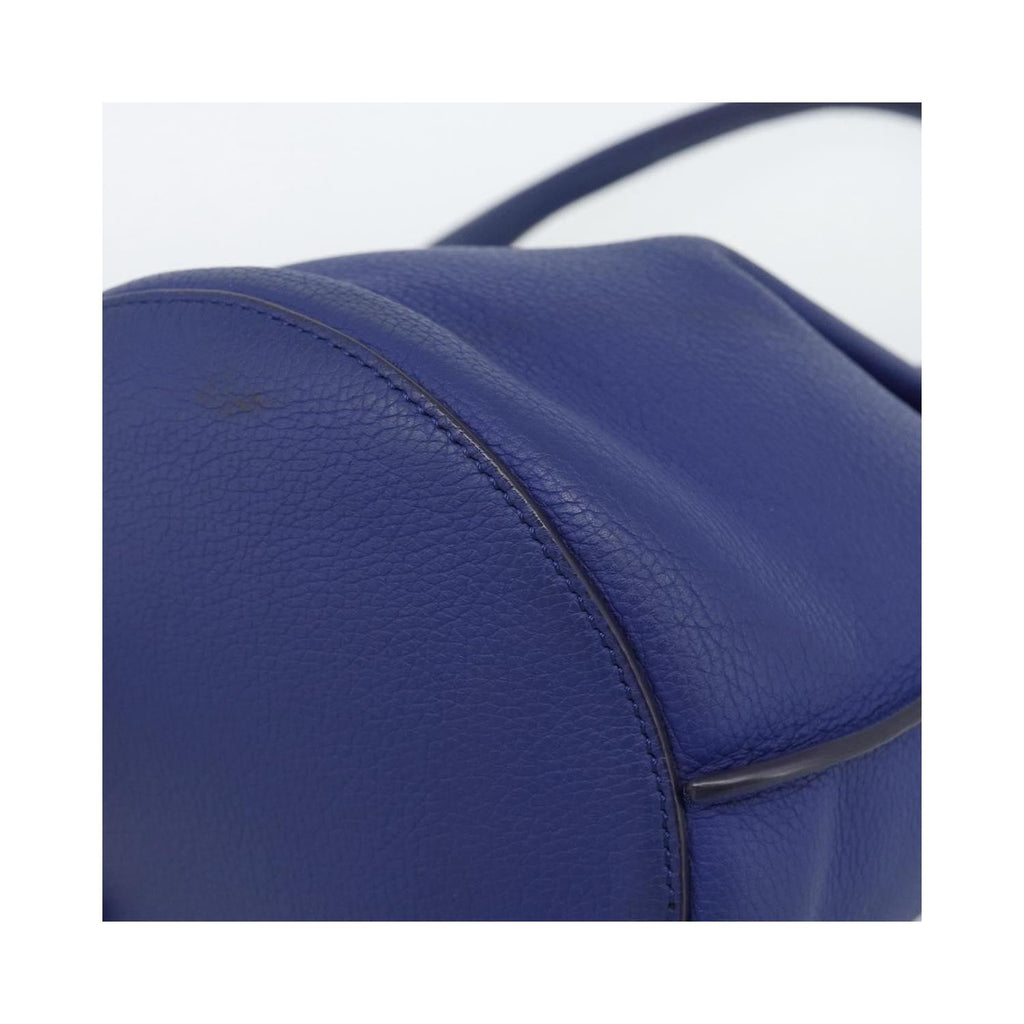 Sac À Main Celine Big Bag Bucket Nano Cuir - Bleu